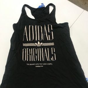 Adidas black tank top